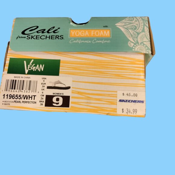 Skecher Empty Shoe Box Pearl Perfection Sandals Size 9.0 Box Only NO Shoes - Picture 6 of 12